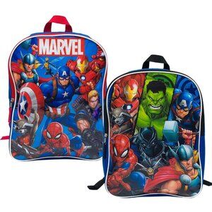 Marvel Avengers 15 inch 2 Backpacks Captain America Hulk Spiderman